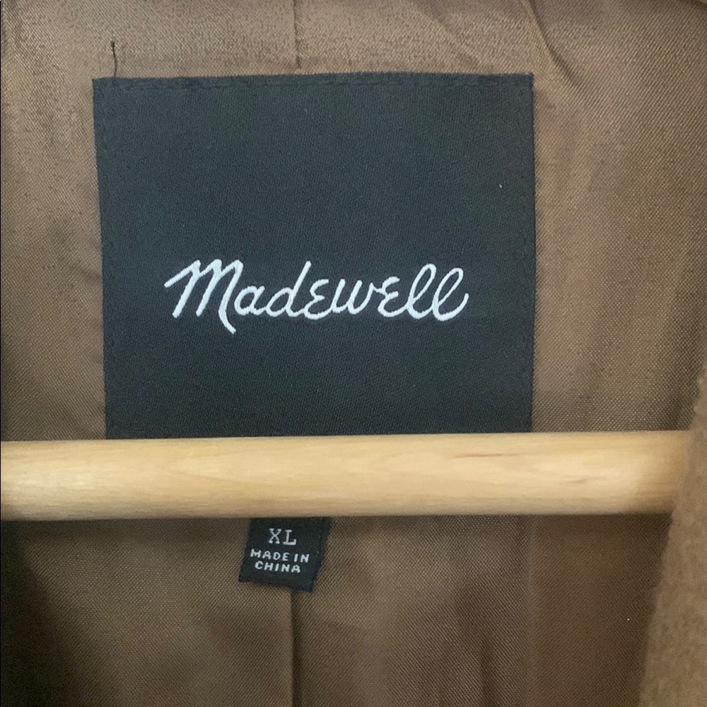Madewell Double-Breasted Tan Coat - Picture 2 of 4
